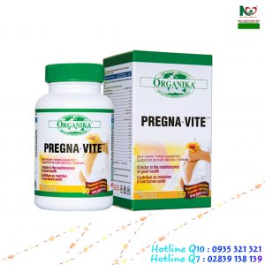 Organika Pregna Vite – Vitamin tổng hợp cho các bà mẹ trong suốt thai kỳ và cho con bú