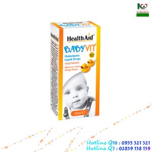 HealthAid Baby Vit Drops – Bổ sung Vitamin cho trẻ sơ sinh và trẻ nhỏ