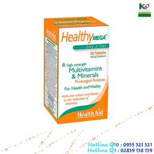 HealthAid Healthy Mega- Bổ sung Vitamin và Khoáng chất giúp cơ thể khỏe mạnh và tăng cường khả năng miễn dịch