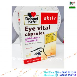 Eye Vital Capsules – Hỗ trợ tăng cường sức khỏe của mắt, cho đôi mắt khỏe đẹp
