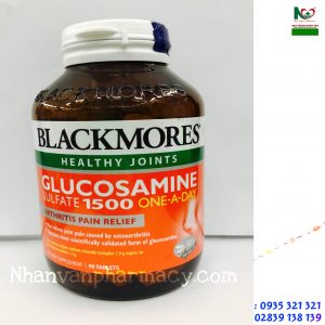 Blackmores Glucosamine Sulfate 1500 – Hỗ trợ tăng sinh chất nhầy dịch khớp, giúp các khớp hoạt động linh hoạt