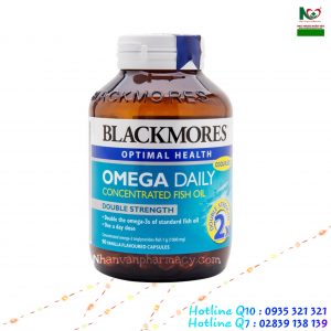 Blackmores Omega Daily Fish Oil – Bổ sung Omega 3 ( DHA, EPA ) cho mắt, não và tim khỏe mạnh