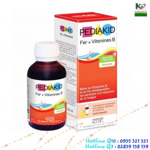 Pediakid Fer Và Vitamines B – Bổ sung sắt và Vitamin nhóm B cho bé