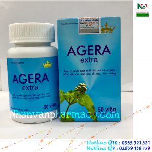 Agera Extra Kingphar – Hỗ trợ giảm ngạt mũi, sổ mũi, hắt hơi, đau đầu do viêm xoang