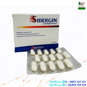 SIDERGIN compresse – Giải pháp tối ưu cho trường hợp thiếu máu do thiếu sắt, hỗ trợ tăng sức đề kháng cho cơ thể
