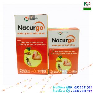 Nacurgo – Dung dịch xịt tạo màng sinh học bảo vệ da tổn thương