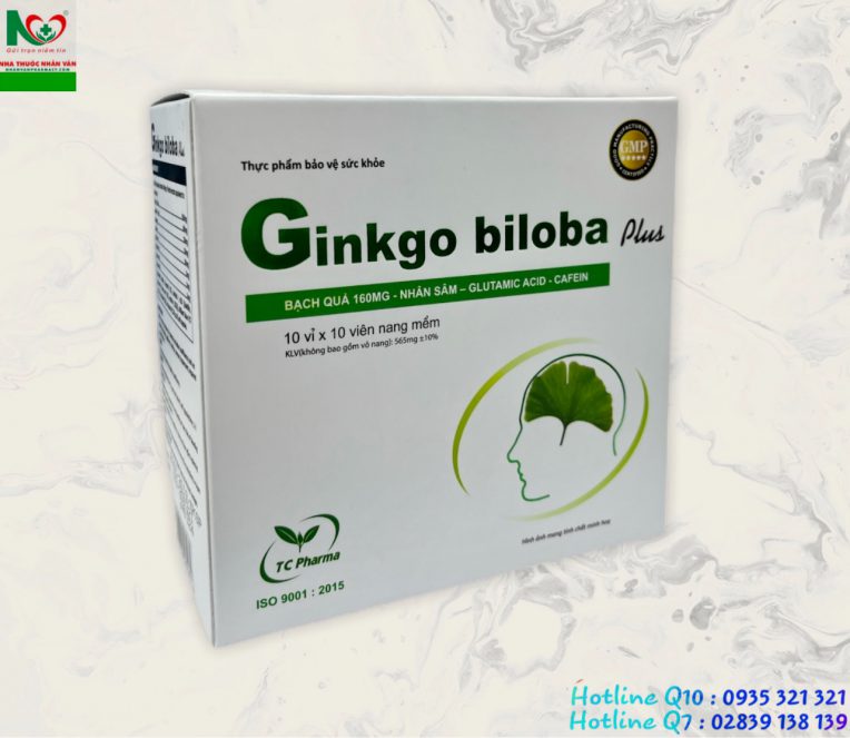 Ginkgo Biloba Plus – Hỗ trợ làm giảm các triệu chứng của thiểu năng tuần hoàn não