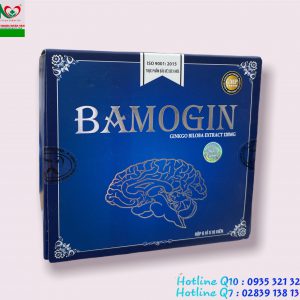 Bamogin – Hỗ trợ tăng tuần hoàn não, cải thiện trí nhớ