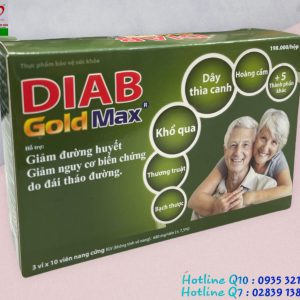 DIAB Gold Max – Hỗ trợ giảm đường huyết, giảm nguy cơ biến chứng do đái tháo đường