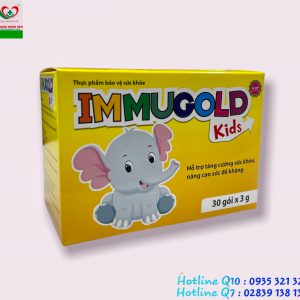 Immugold Kids –  Bổ sung Vitamin tăng cường sức đề kháng cho bé