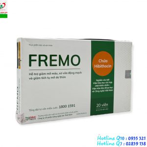 FREMO – Hỗ trợ giảm mỡ máu, xơ vữa động mạch