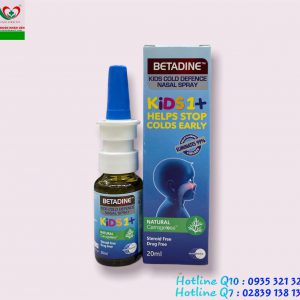 Xịt mũi Betadine Kids Cold Defence Nasal Spray