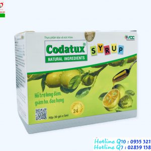 Codatux Syrup – Hỗ trợ long đờm, giảm ho, giảm đau họng