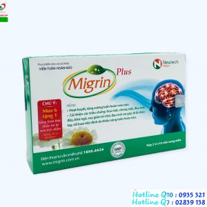 Migrin Plus – Hỗ trợ hoạt huyết, tăng cường tuần hoàn máu não