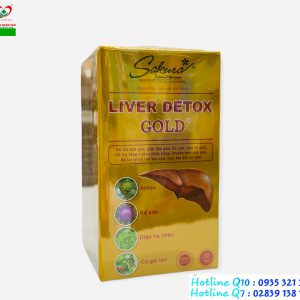 SAKURA Liver Detox Gold – Hỗ trợ giải độc gan, hạ men gan, phục hồi chức năng gan