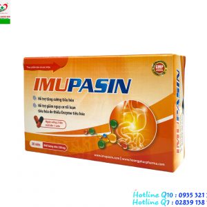 IMUPASIN – Hỗ trợ tăng cường tiêu hóa, giảm nguy cơ rối loạn tiêu hóa do thiếu Enzyme