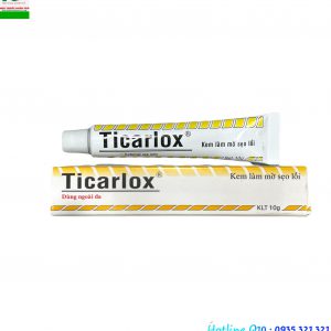 Ticarlox – Kem làm mờ sẹo