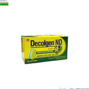 Thuốc Decolgen ND – Điều trị các triệu chứng cảm