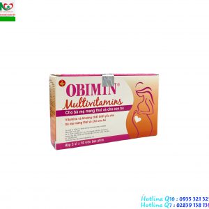 Thuốc OBIMIN Multivitamins – Bổ sung Vitamin & Khoáng chất cho phụ nữ mang thai