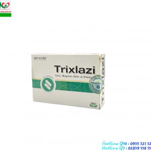 Thuốc Trixlazi – Bổ sung Calci, Magnesi, Kẽm và Vitamin D3