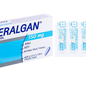 Thuốc Efferalgan 150mg – Viên đặt giảm đau, hạ sốt cho bé từ 10-15kg