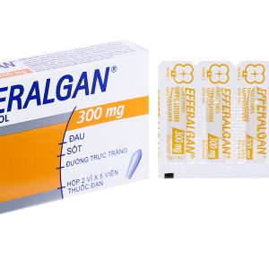 Thuốc Efferalgan 300mg – Viên đặt giảm đau, hạ sốt
