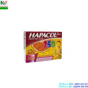 Thuốc Hapacol 250 – Điều trị giảm đau, hạ sốt cho trẻ