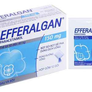 Thuốc Efferalgan 150mg – Điều trị các triệu chứng đau, hạ sốt cho trẻ từ 10 đến 40 kg