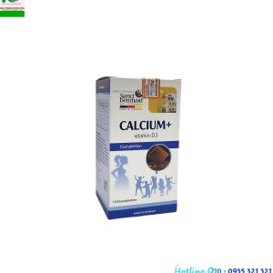 Sanct Bernhard Calcium + Vitamin D3 – Viên nhai bổ sung Canxi vị Socola
