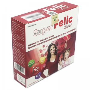 SUPER FELIC Liquid – Bổ sung Sắt, Acid folic, hỗ trợ quá trình tạo máu, giảm nguy cơ thiếu máu do thiếu Sắt
