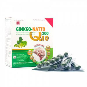 GINKGO-NATTO 300 Q10 – Hỗ trợ hoạt huyết, tăng cường tuần hoàn máu mão